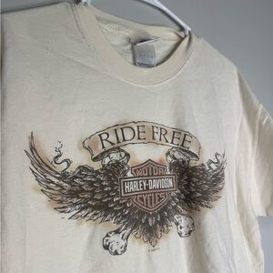Harley-Davidson White Graphic Tee